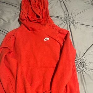 red nike hoodie